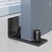 EaseLife Sliding Barn Door Bottom Floor GuideAdjustable RollerWall Mount SystemFlush Flat Bottom Design2 Assemble Setup OptionsFit All Size DoorBlack