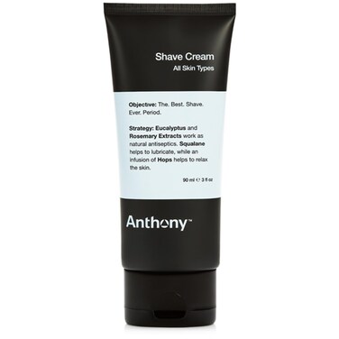 Anthony Shaving Cream Mens Sensitive Skin Squalane Eucalyptus Spearmint and Rosemary Extracts Help Soothe Refresh Cool and Condition Your Skin for Shave 3 Fl Oz