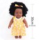 Nice2you Black Girl Dolls 12in American African Baby Doll Aged 2 3 4 5 6 7 Years Fashion Play Doll Reborn Baby Toy Doll  Life Size Adjustable Perfect for Gifts