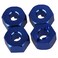 BQLZR 4PCS 12mm Wheel Hex Hubs Drive Adapter with 10mm Length Replacement for TRAXXAS Replacement for Slash RC Truck Model Car Upgrade Parts Blue