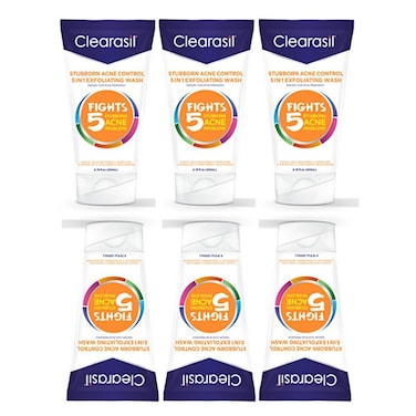 Clearasil Ultra 5in1 Exfoliating Wash 678 oz Pack of 6
