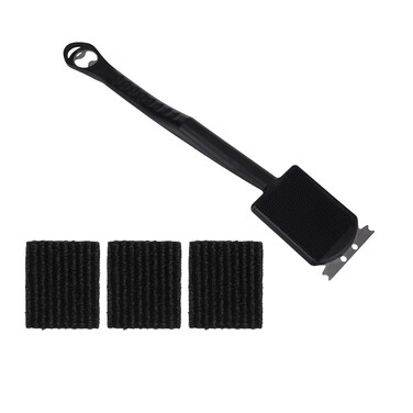 Kingsford  Grillmate Grill Cleaner Scraper  Scrub Pad with 3 Pack Refill  Grill Cleaning Brush No Bristles  Grilling Tools Grate Scraper  Cleaning Tools for BBQ Grilling