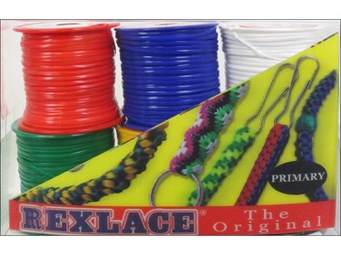 Pepperell Braiding Co Pepperell 6 Pk Rexlace 6 Pack Primary Colors