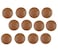 12 PCS Wall Door Stopper Door Knob