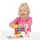 Smart Builder Toys Top Right Toys 4 in 1 Wood Blocks 10Piece Set Sensory Texture Matching Color Mixing  Sound Pink
