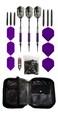 VIPER Sure Grip Soft Tip Darts with Accessory Kit Purple 18 Grams