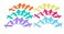 TickiT 9213 Silishapes Linking People Pack of 36