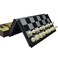 ZCQS 98 Square BlackWhite Chess Set Magnet Chess Pieces Folding Chessboard for Travel Board Games Gifts