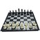 ZCQS 98 Square BlackWhite Chess Set Magnet Chess Pieces Folding Chessboard for Travel Board Games Gifts