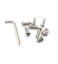 HVAZI M6 Stainless Steel Button Head Socket Cap Screws Nuts Assortment Kit Allen Hex Drive
