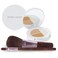 Sheer Cover  Flawless Face Kit  Perfect Shade Mineral Foundation  Conceal  Brighten Highlight Trio  with FREE Foundation Brush and Concealer Brush  Light Shade  4 Pieces
