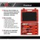 ABN Universal Drum Brake Puller 8Piece Set with Carrying Case  Master Removal Tool Kit for Automotive Drum Brakes