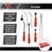 ABN Universal Drum Brake Puller 8Piece Set with Carrying Case  Master Removal Tool Kit for Automotive Drum Brakes