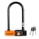 Kryptonite Evolution Lite Mini6 Bike ULock Lightweight AntiTheft Bicycle U Lock 11mm Steel Shackle with Keys High Security Lock for Bicycles Scooters