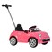 Best Ride On Cars 2in1 Fiat 500 Baby Toddler Toy Push Vehicle Car Stroller with 40 Pound Capacity and Lights for Children Ages 1 to 3 Years Pink