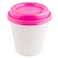 Restaurantware LIDS ONLY Restpresso Coffee Cup Lids For 4 Ounce Cups 500 Disposable Paper Cup Lids  Cups Sold Separately Elevated Drinking Spout Gray Plastic Hot Cup Lids Air Flow Vent