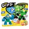 Heroes of Goo Jit Zu  2 Pack of Glow in The Dark Action Figures Thrash Vs Rockjaw