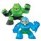 Heroes of Goo Jit Zu  2 Pack of Glow in The Dark Action Figures Thrash Vs Rockjaw