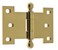 IDHBA 80254003 Professional Grade Quality Solid 212 x 4 Parliament Hinges with Ball Finials Pair 212 x 4Inch Polished Brass