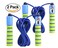 Jump Rope for Kids Boys Girls Teens Speed Skip Rope Adjustable Lightweight for Heart Boxing Equipment Exercise 2 UnitPurple Blue