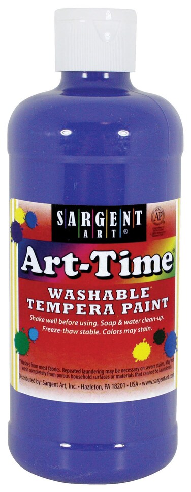 Sargent Art ArtTime Washable Tempera Paint Blue 16 oz