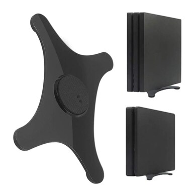 2in1 Portable Universal Vertical Holder Stand Bracket Mount for PS4 Pro and PS4 Slim Console W Installation Screw