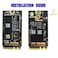 Hobbypower BCM94360CS2BCM943224PCIEBT2 Card to NGFFM2 Key AE Adapter for Mac OS