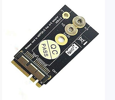 Hobbypower BCM94360CS2BCM943224PCIEBT2 Card to NGFFM2 Key AE Adapter for Mac OS