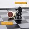 JIMIYOKI 3 in 1 Game Set Chess Checkers Backgammon Pieces Travel Chess Set Magnetic Foldable Chess Set Portable Board Game for Tour for Kids and Adults