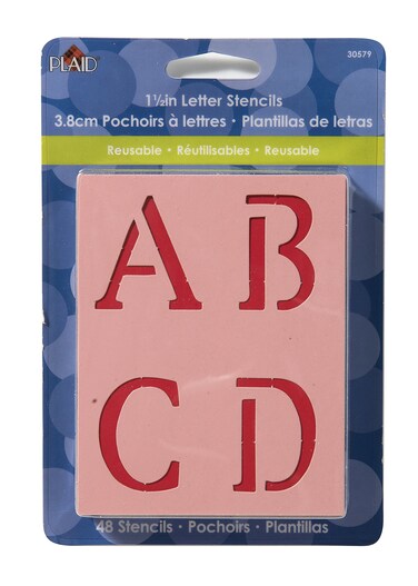 FolkArt Paper Stencils 112Inch Letter Size Value Pack