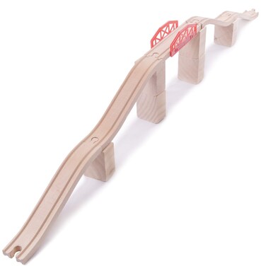 Conductor Carl Wood Train Track Bridge Expansion Pack Compatible with Most Train Tracks 11 Count Pack of 1