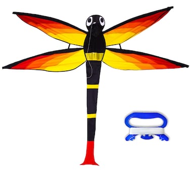 ZHUOYUE Dragonfly Kites for Kids and Adults Single Line Kite Easy Flying for Outdoor Nylon Fabric Best Kite with Flying Tool