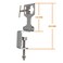 Vise Work Bench Vise Welding Table Grip Portable Workbenchs Clamps Universal 3 Inch Table Vise for Locksmith Practice Table Clamps