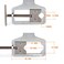 Vise Work Bench Vise Welding Table Grip Portable Workbenchs Clamps Universal 3 Inch Table Vise for Locksmith Practice Table Clamps