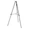 MasterVision Quantum Heavy Duty Display Easel 3562 to 6122 High Plastic Black