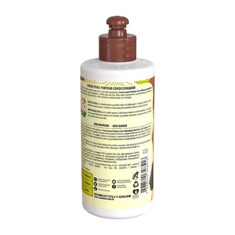 Salon Line Hair Conditioner  Coconut Combing Cream 1014 Fl Oz  SOS Curls Treatment Collection  300 Ml