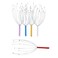 Scalp MassagerHand Held Scalp Head  Neck MassagerPack of 5Colors May Vary