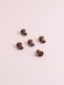 U Brands Wood Push Pins Walnut 20Count 2096U0624 Brown
