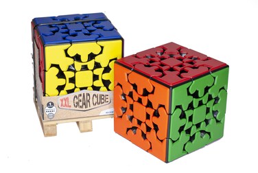 Project Genius Gear Cube XXL by Mefferts Novelty Gifts Twisty Puzzle Brain Teasers Oversized Speed Cube Assorted MK0000