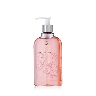 Thymes Body Wash with Pump  Liquid Soap for Bath and Shower  Body Soap  Skin Care  Scented Soap with Notes of Rose Peony Jasmine Clementine Black Currant  Vanilla Kimono Rose 925 fl oz