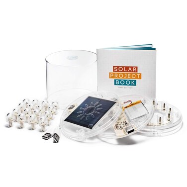 MPOWERD Build Your Own Luci Solar Light STEM Kit Teach Kids About Solar Power Electricity Clean Energy and Energy Storage Includes Educational Booklet Ages 7