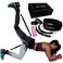 ecoZen Lifestyle Booty Bands with Adjustable Belt  3 Adaptable Levels of Resistance  Unique Sauna Stimulus Technology  Ideal Resistance Bands for Legs and Butt  Fast Visible Result Black