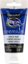 Deco Art Primary Cyan Americana Premium Acrylic Paint Tube 25oz