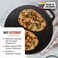 Victoria 15Inch Cast Iron Tawa Dosa Pan Pizza Pan with a Loop Handle Crepe Pan Preseasoned with Flaxseed Oil Made in Colombia