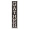 American Woodcrafters Gather Vertical Pine Pallet Sign 36 x 75 inches