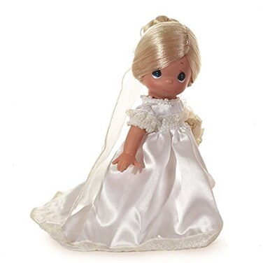 Precious Moments Dolls by The Doll Maker Linda Rick Enchanted Dreams Bride Blonde 9 inch Doll