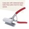 US Art Supply Professional Extra Wide Canvas Pliers 434 inch with Padded Spring Return Handle