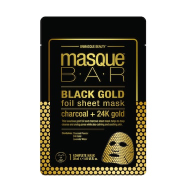 Masque Bar Black Gold Foil Sheet Mask