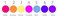 Trasfit 550 Pieces UV Beads Multi Color Changing UV Reactive Plastic Pony Beads Glows in The Dark Fun for JewelryBracelets Making 68mm