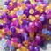 Trasfit 550 Pieces UV Beads Multi Color Changing UV Reactive Plastic Pony Beads Glows in The Dark Fun for JewelryBracelets Making 68mm